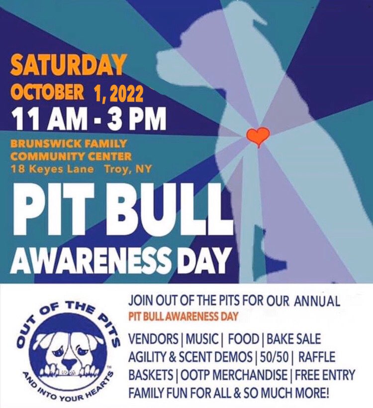 Pit Bull Awareness Day flyer